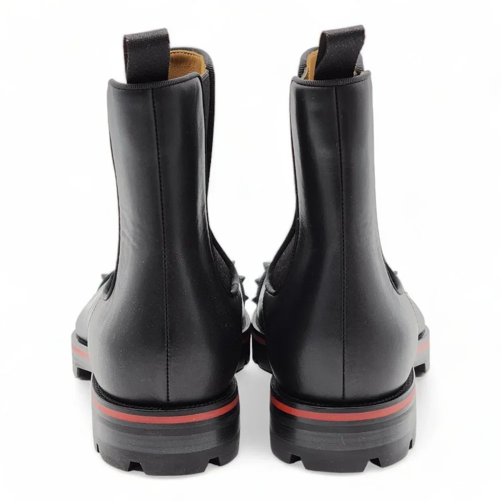 Christian Louboutin Melon Spikes Boots Calfskin 42.5 $1495 - Picture 5 of 9